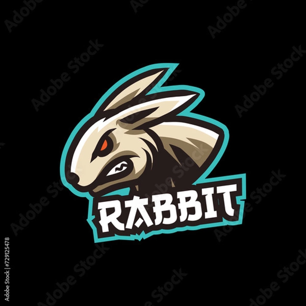 Obraz Rabbit E-Sport Logo Graphic