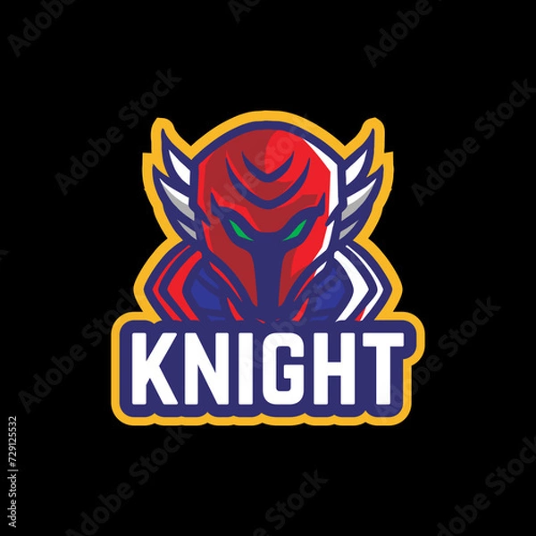 Obraz Knight E-Sport Logo