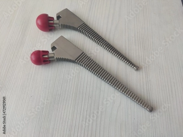 Fototapeta Surgical instruments for total hip replacement