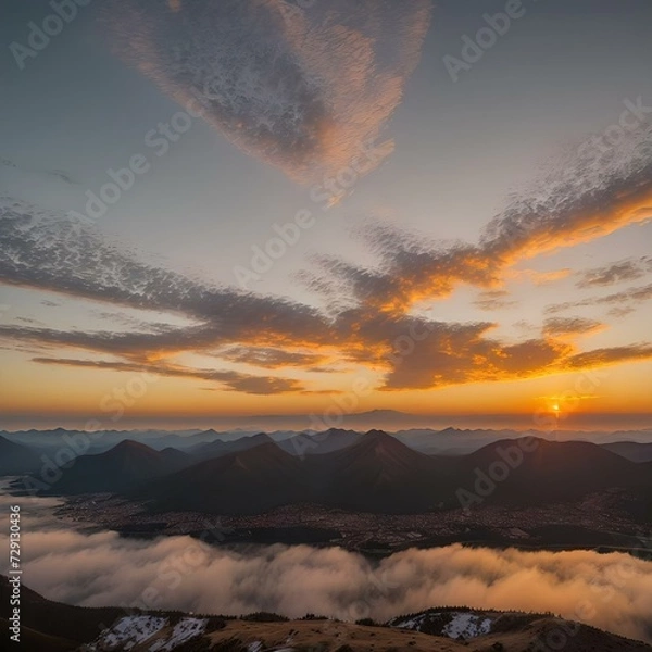 Obraz A beautiful sky view.