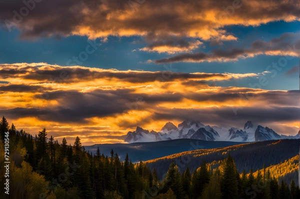 Obraz A beautiful sky view.