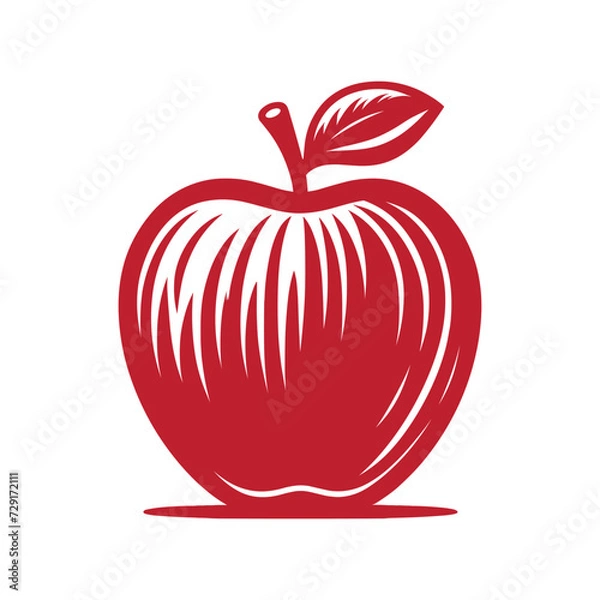 Fototapeta Apple vector icon. Apple icon set. apple symbols for your web design. Icon logo, app, UI. Apple Icon Vector illustration