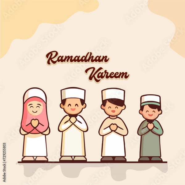 Fototapeta muslin ramadan design