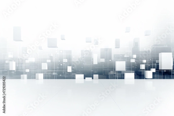 Fototapeta Abstract technology digital line electronic network data innovation concept background.