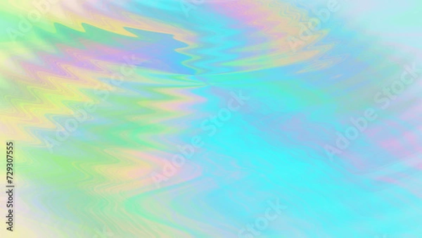 Obraz Pastel Waves. Abstract waves spiral with multi colors gradient.
