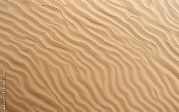 Fototapeta A Close Up Of A Sand Dune With Waves