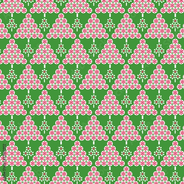 Obraz snowflake trees