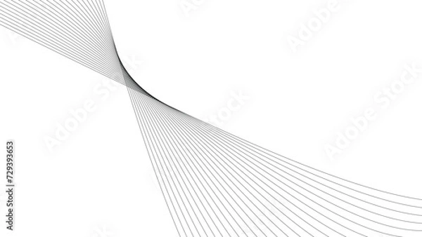 Obraz White and gray abstract background wallpaper for presentation with gradient and line vector image

