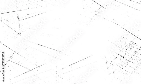 Fototapeta Overlay textures stamp with grunge effect. Old damage Dirty grainy and scratches. distressed black grain texture. Distress overlay vector textures.	