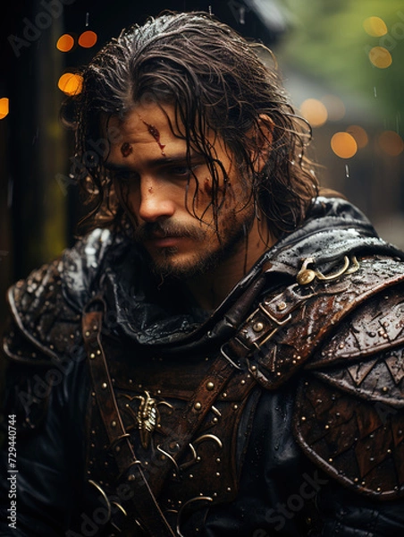 Fototapeta warrior person