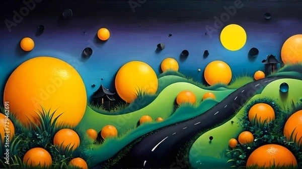 Fototapeta Background with space, Generative AI