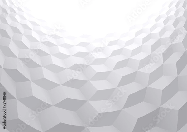 Obraz Streszczenie tło perspektywy z kostkami 3d