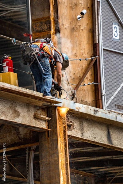 Obraz Working in the Street 