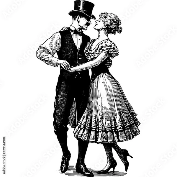 Obraz Old Fashioned Couple