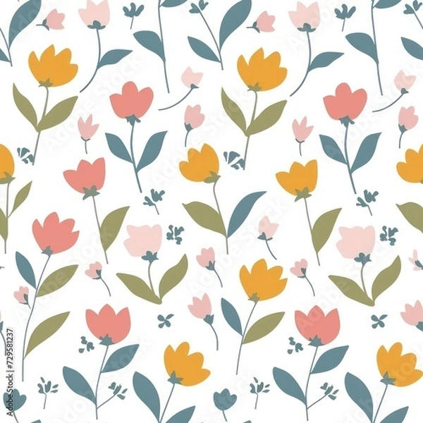 Fototapeta a minimalistic boho pattern, pastel color background
