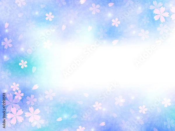 Fototapeta 桜　花　背景