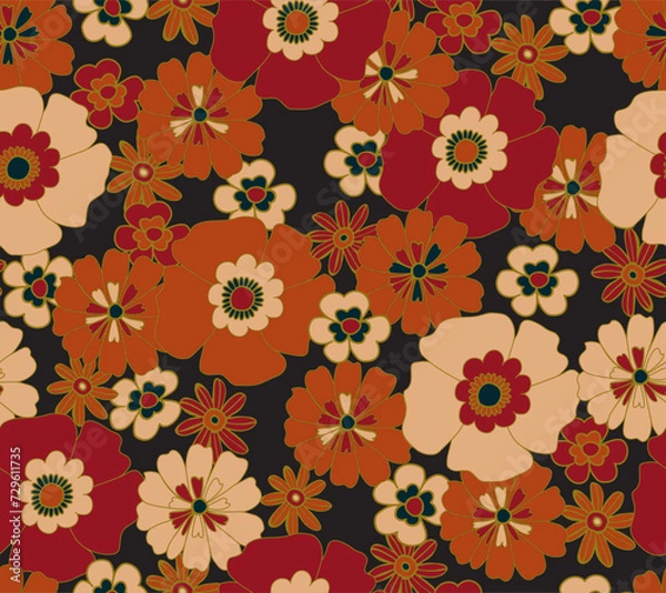 Obraz seamless floral pattern