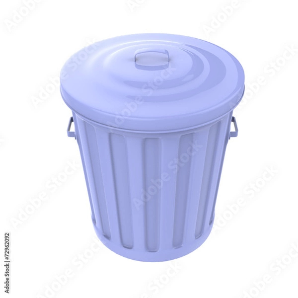 Fototapeta trash can