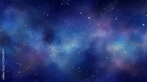 Fototapeta Countless stars twinkle in the night sky