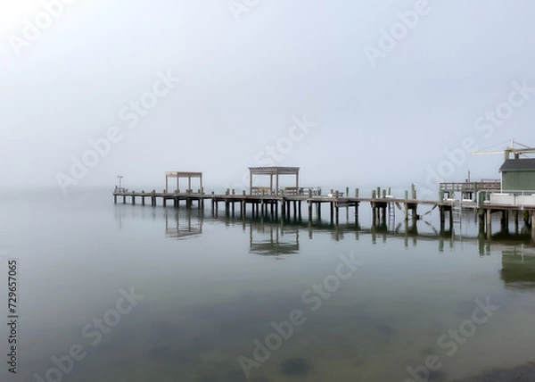 Obraz Foggy Dock
