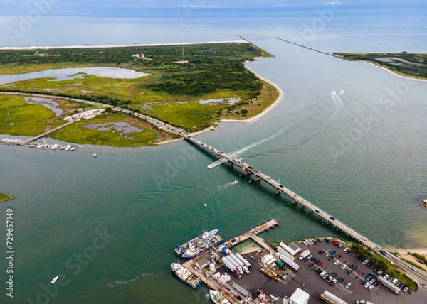 Obraz Cape May Bridge Inlet