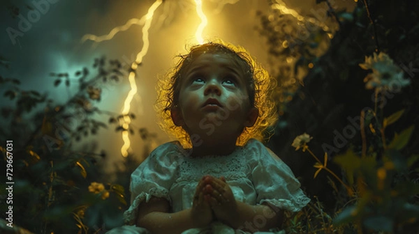 Obraz Prayer in the Storm