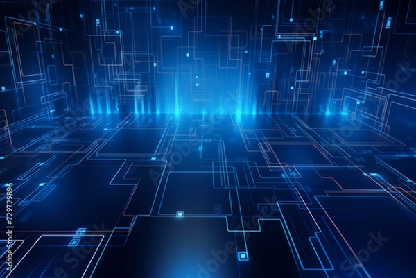 Obraz abstract technology background
