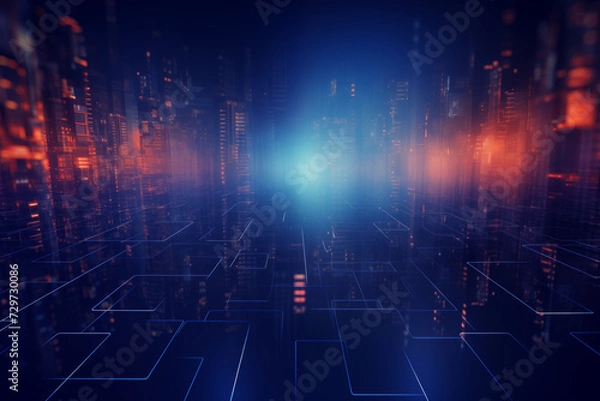 Obraz abstract technology background