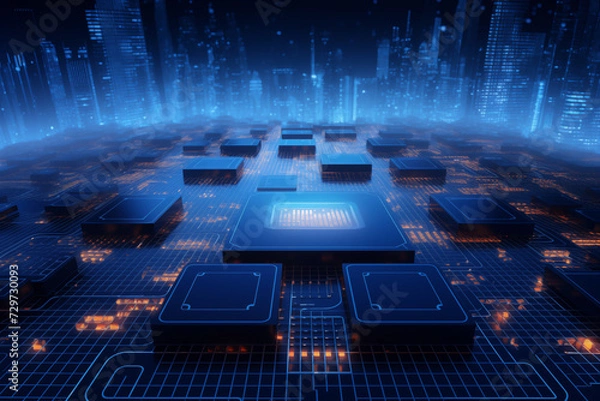 Obraz technology background
