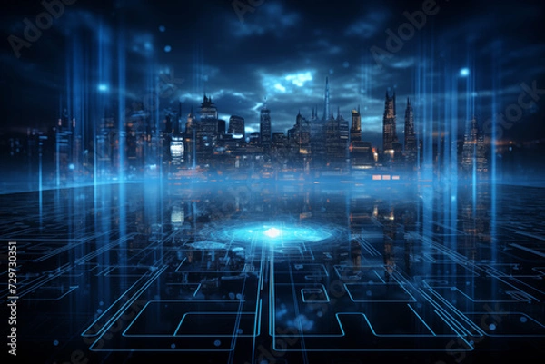 Obraz technology background