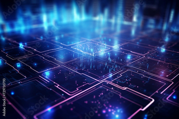 Obraz technology background