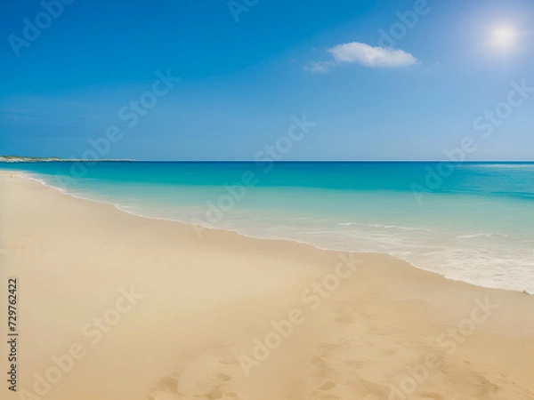 Fototapeta beach with sky