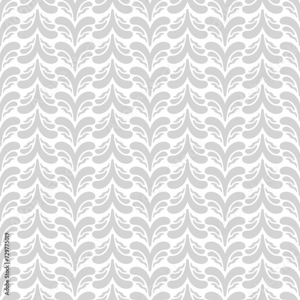 Fototapeta Geometric Leaves Vector Seamless Pattern