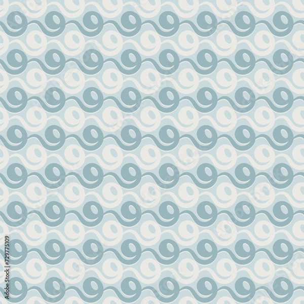 Obraz abstract japanese wave seamless pattern