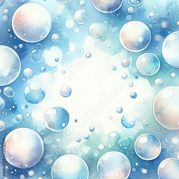 Obraz 거품 배경