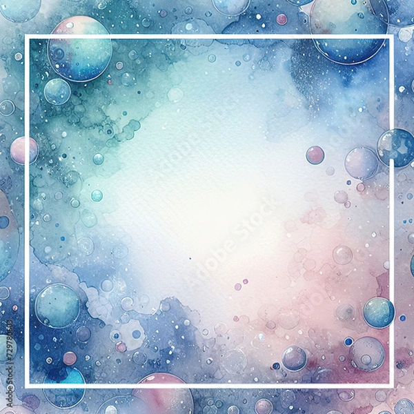 Obraz 거품 배경