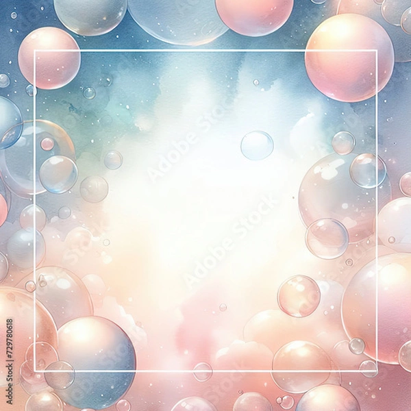 Obraz 거품 배경