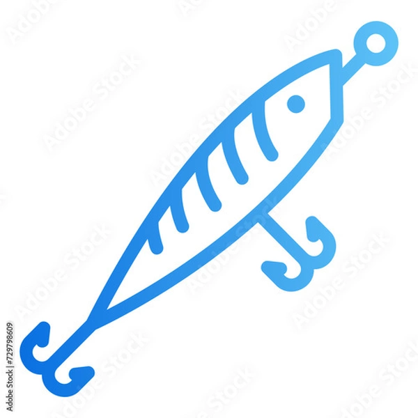 Obraz bait gradient icon