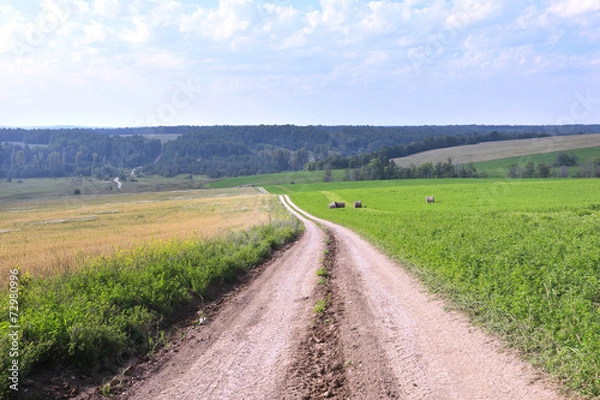 Fototapeta dirt road