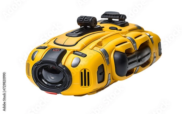 Fototapeta Compact Underwater Drone Equipped with Camera for Exploration