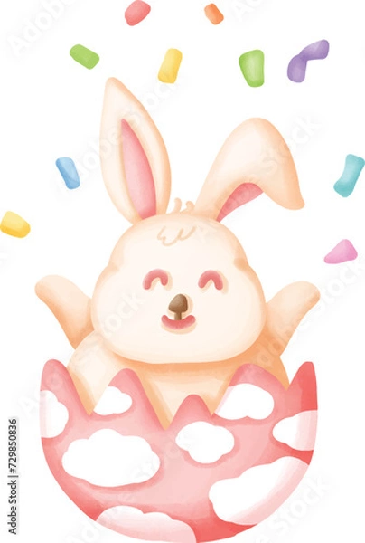 Fototapeta Bunny easter Day