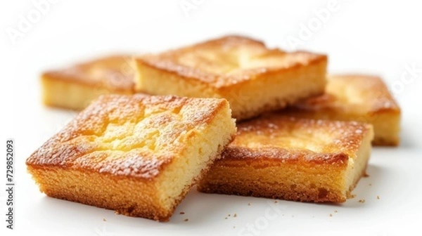 Obraz cake piece on a white background