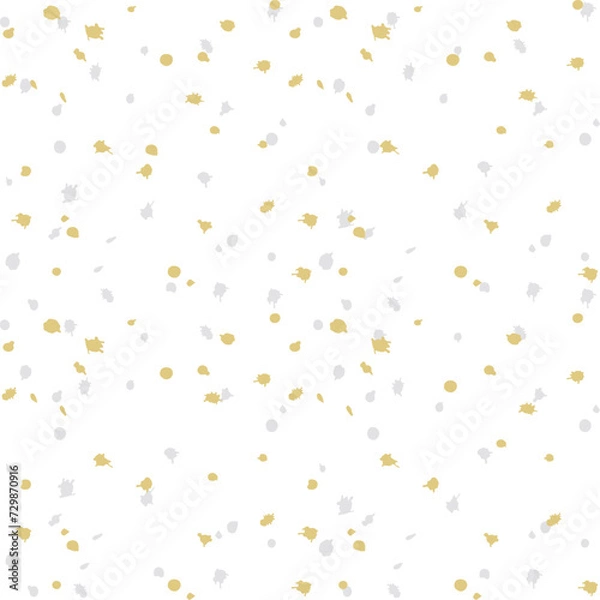 Fototapeta しぶきで作ったおめでたいイメージのシームレスパターン
