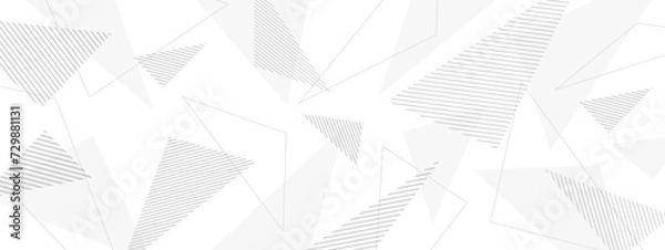 Obraz 三角形を散らした背景