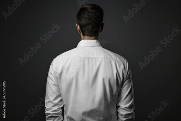 Fototapeta A minimalist template, stripping away unnecessary elements to emphasize simplicity and clarity in communication. Generative Ai.