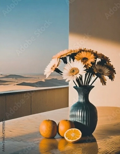 Obraz Sunny flower vase