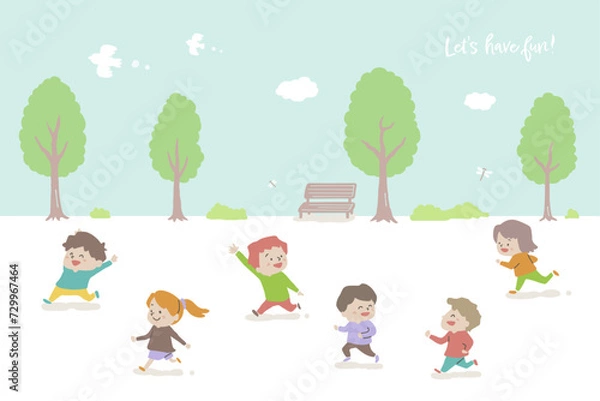 Obraz 友達_かけっこ