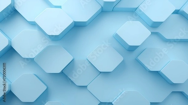 Fototapeta Minimalistic 3D rendered background with soft elements , minimalistic, 3D rendered, soft background