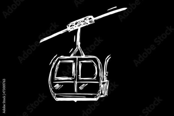 Obraz Bergbahn, Seilbahn