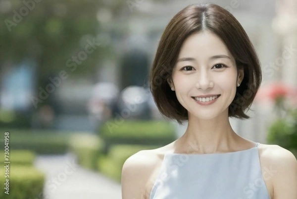 Obraz 笑顔の30代女性